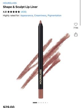 Hourglass shape and sculpt lip liner!